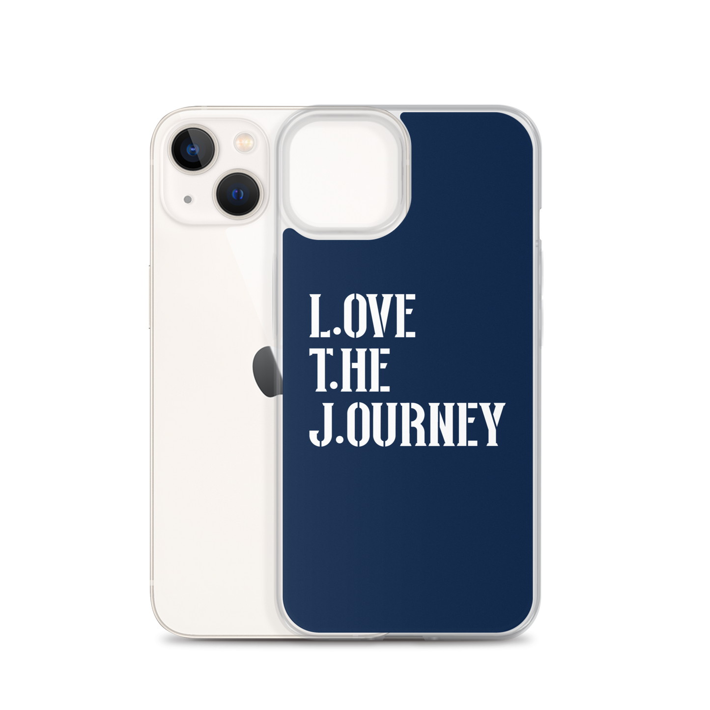 Lenny Torres "Love The Journey" Navy iPhone Case