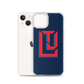 Lenny Torres "Logo" Navy iPhone Case