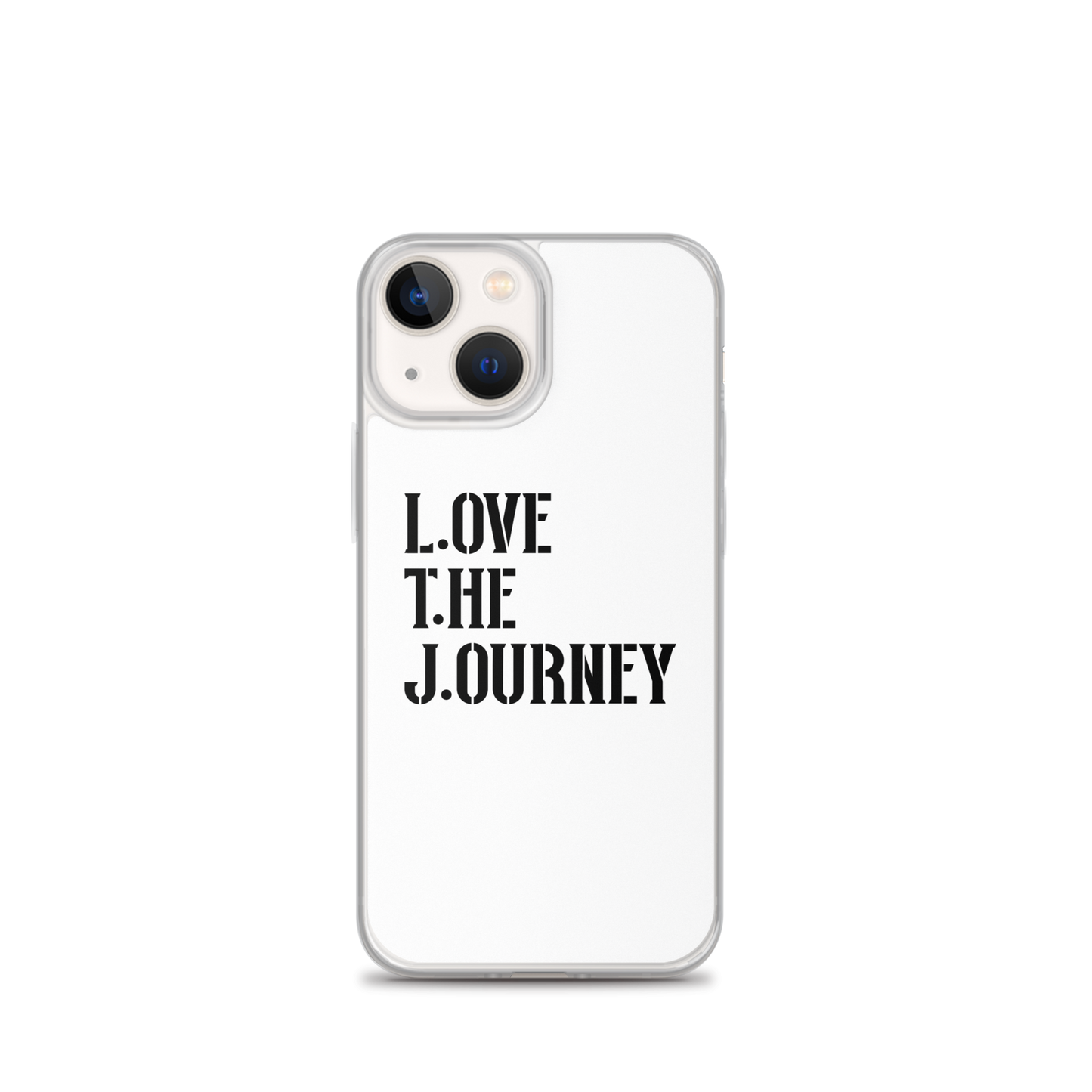 Lenny Torres "Love The Journey" White iPhone Case