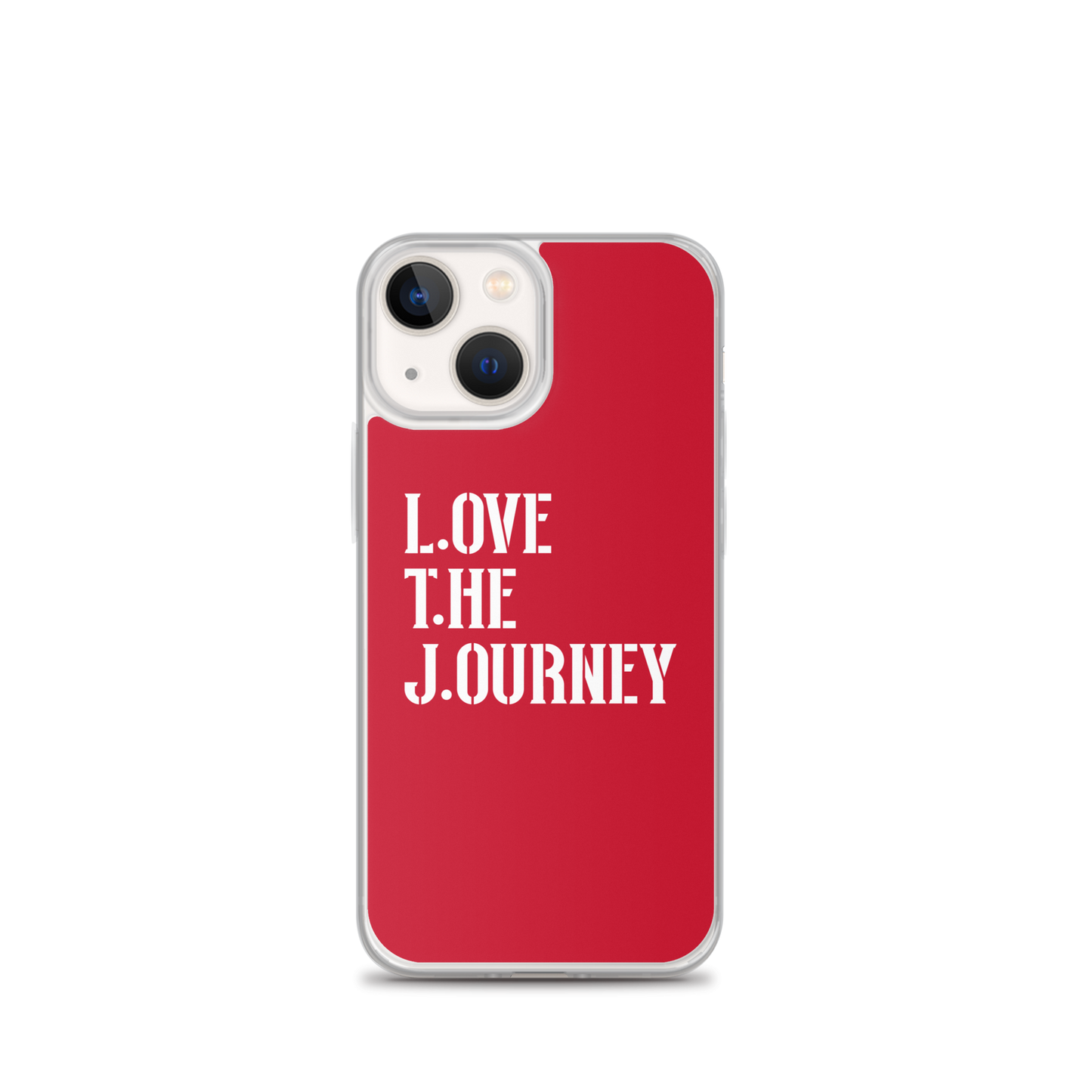 Lenny Torres "Love The Journey" Red iPhone Case