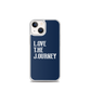 Lenny Torres "Love The Journey" Navy iPhone Case