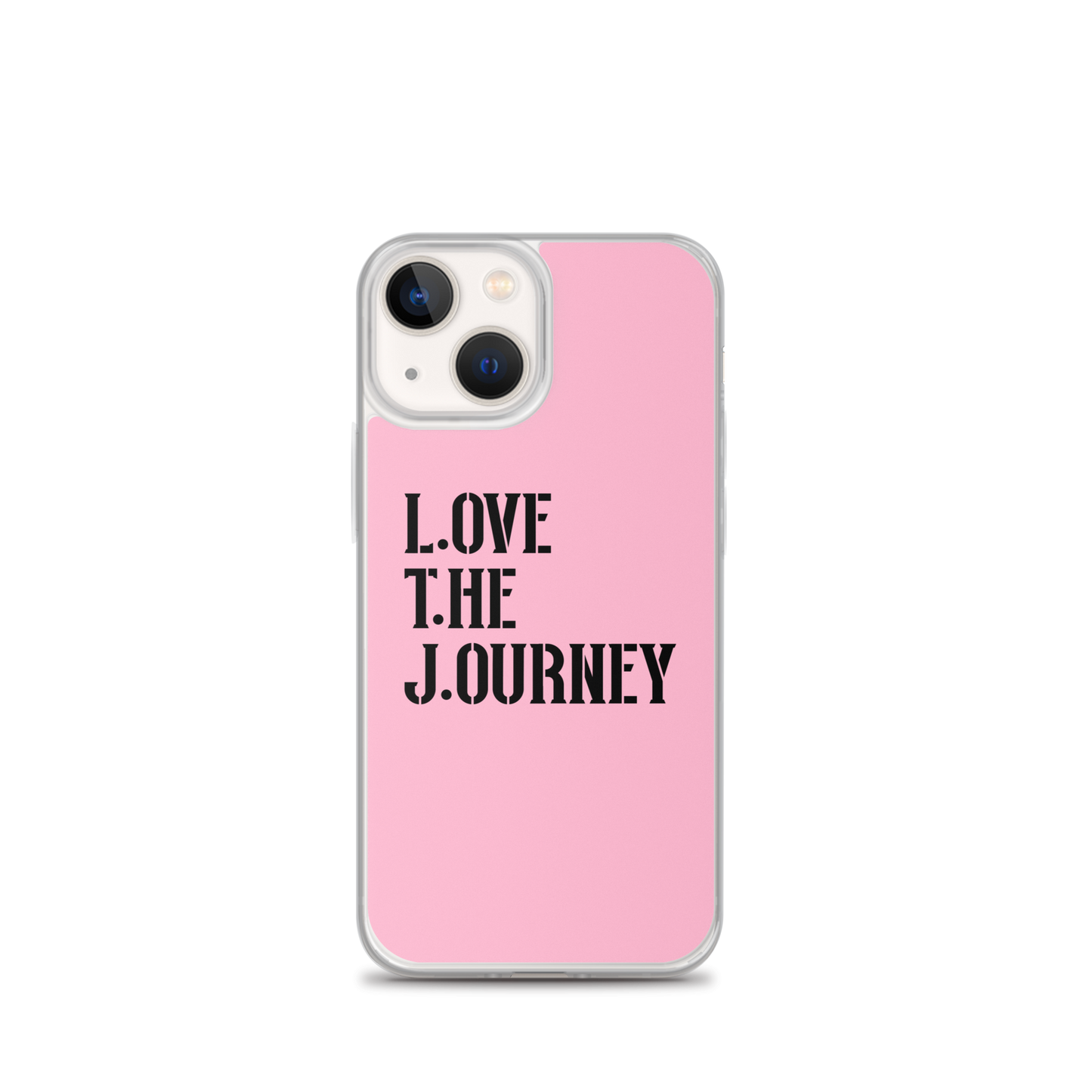 Lenny Torres "Love The Journey" Pink iPhone Case