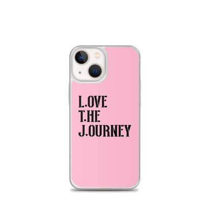 Lenny Torres "Love The Journey" Pink iPhone Case