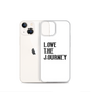 Lenny Torres "Love The Journey" White iPhone Case
