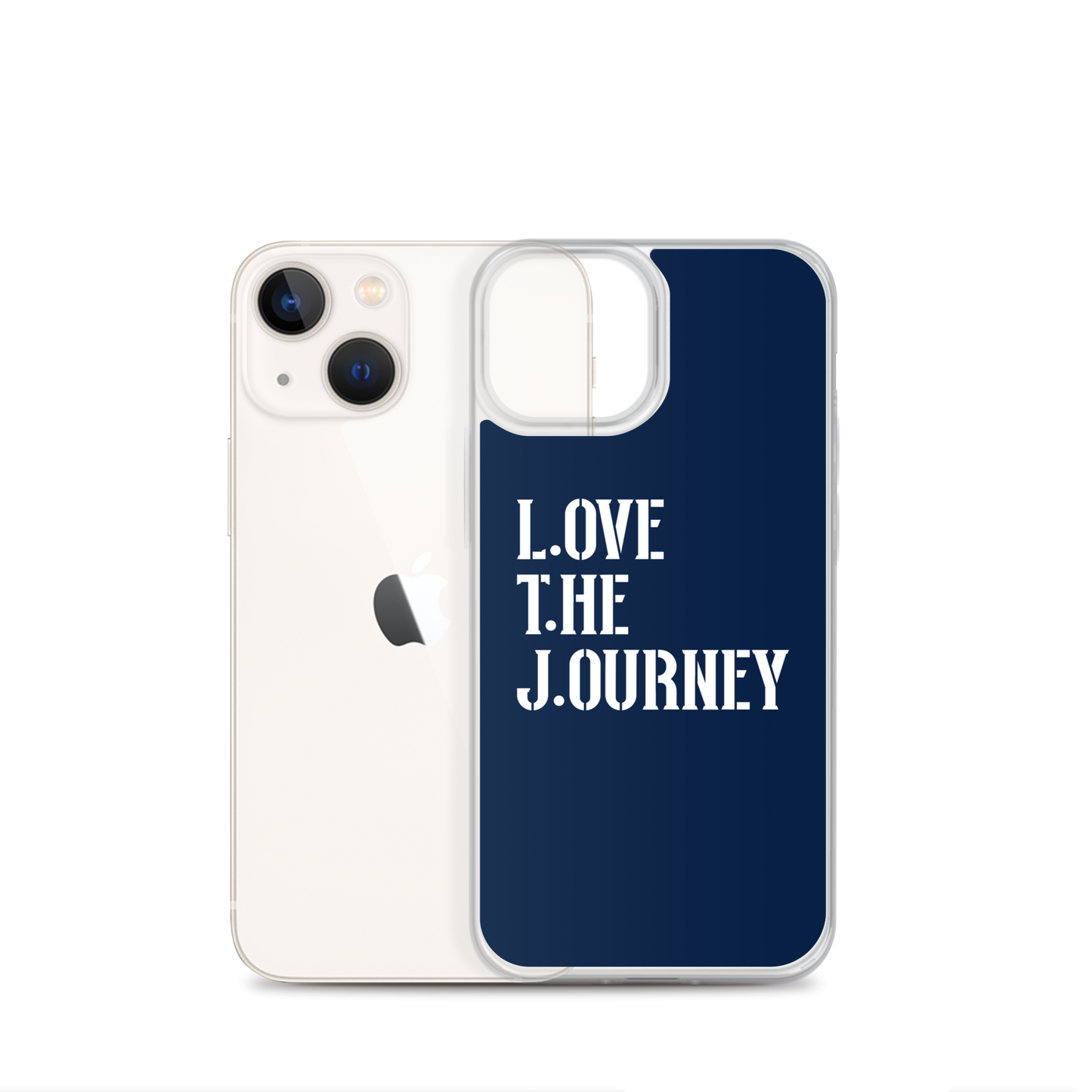 Lenny Torres "Love The Journey" Navy iPhone Case