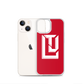 Lenny Torres "Logo" Red iPhone Case