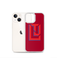 Lenny Torres "Logo" Red iPhone Case