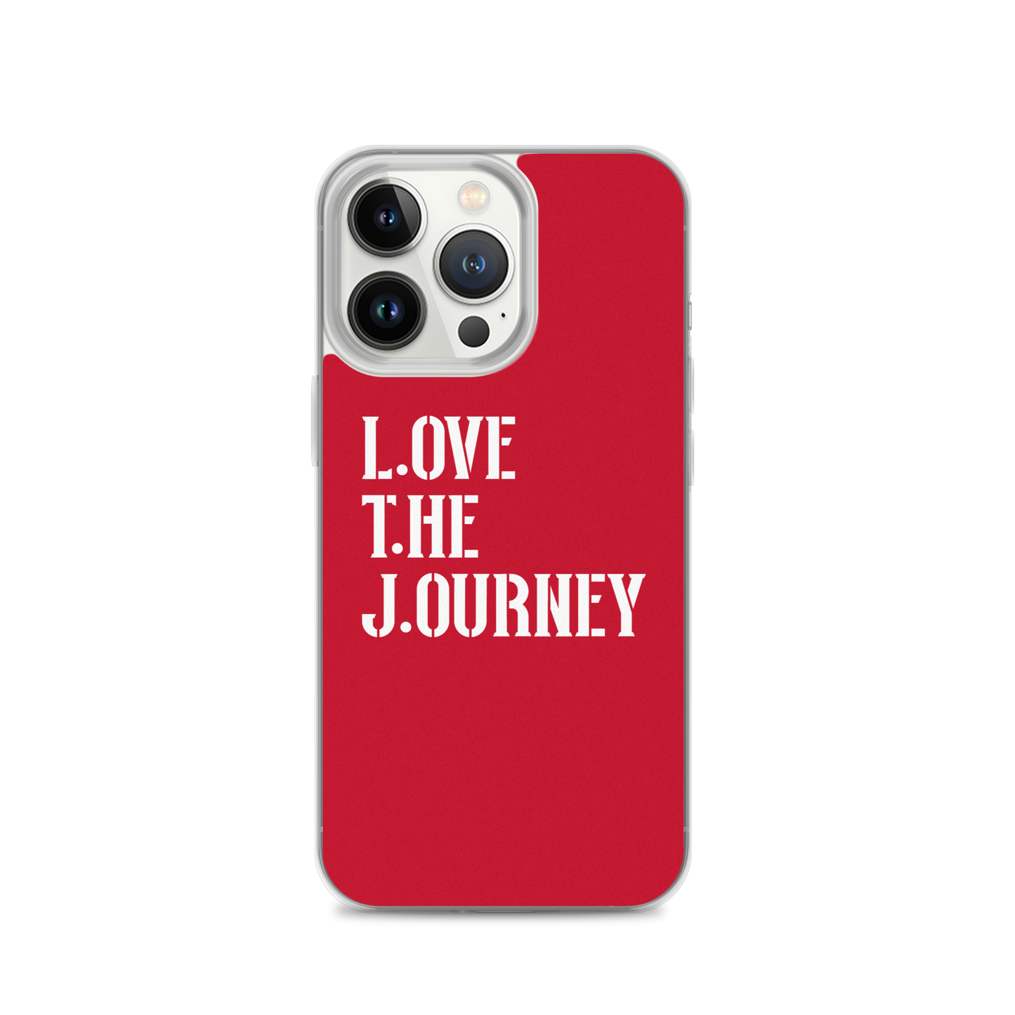 Lenny Torres "Love The Journey" Red iPhone Case