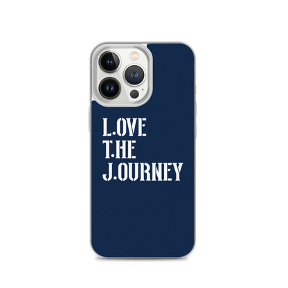 Lenny Torres "Love The Journey" Navy iPhone Case