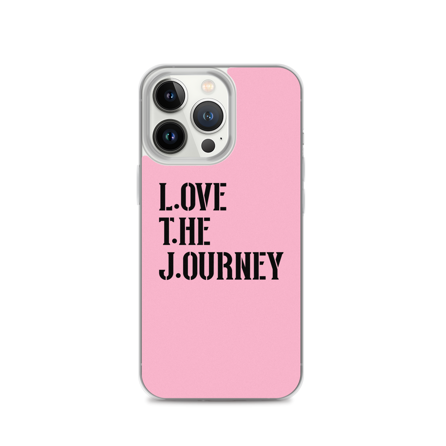 Lenny Torres "Love The Journey" Pink iPhone Case