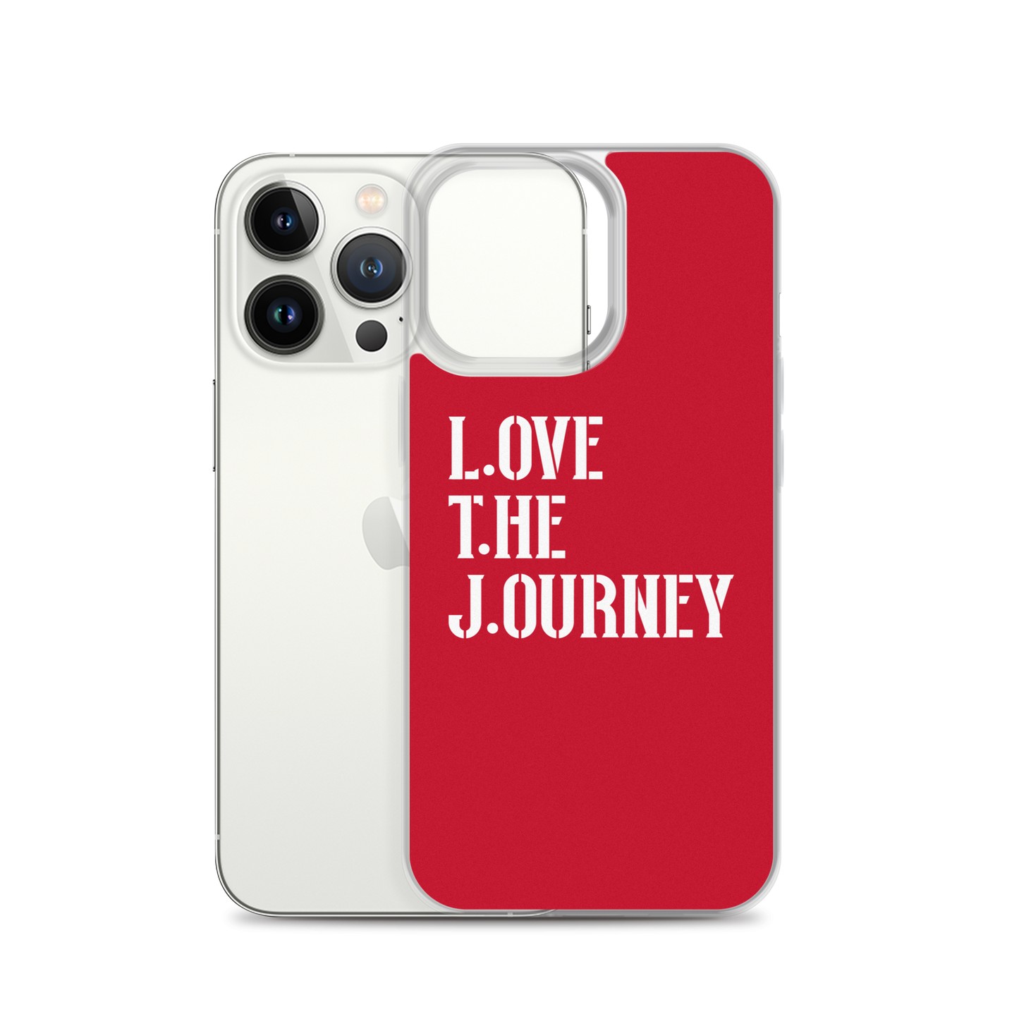 Lenny Torres "Love The Journey" Red iPhone Case
