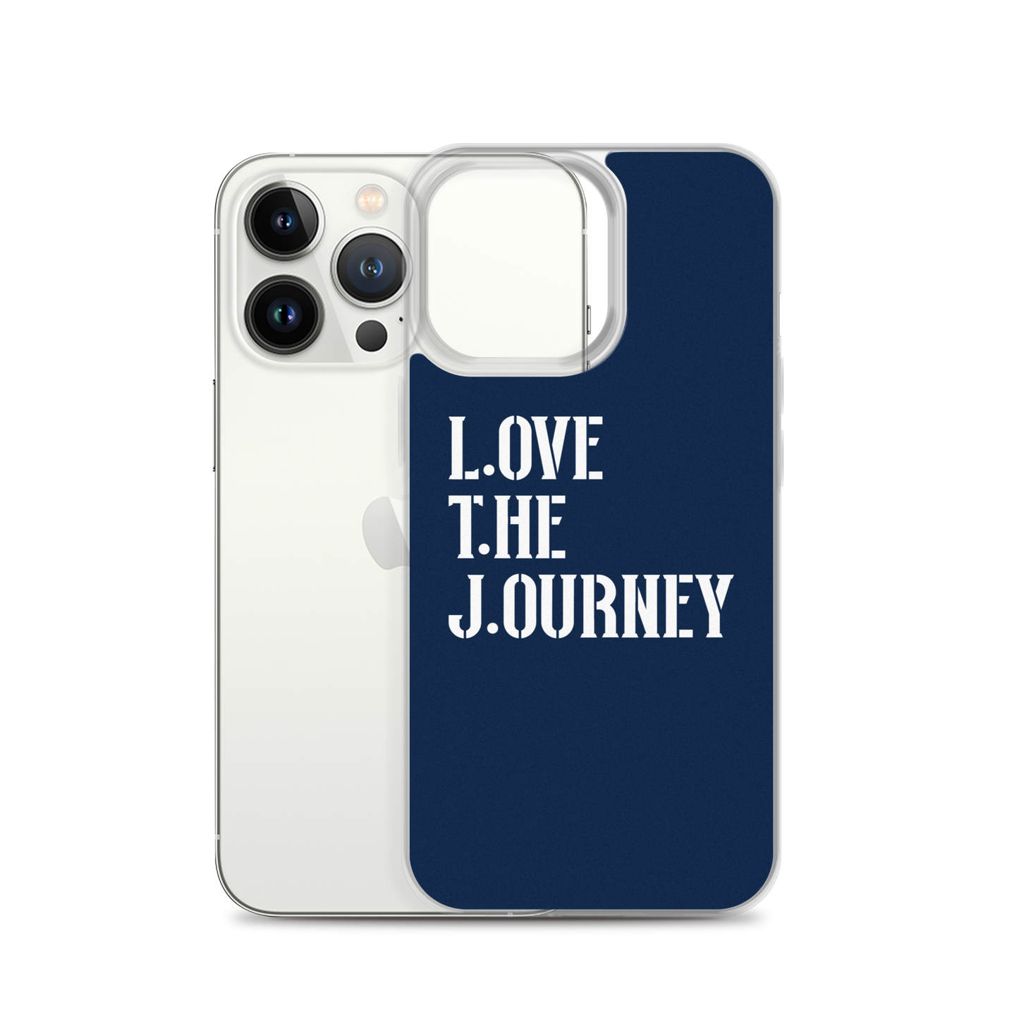 Lenny Torres "Love The Journey" Navy iPhone Case