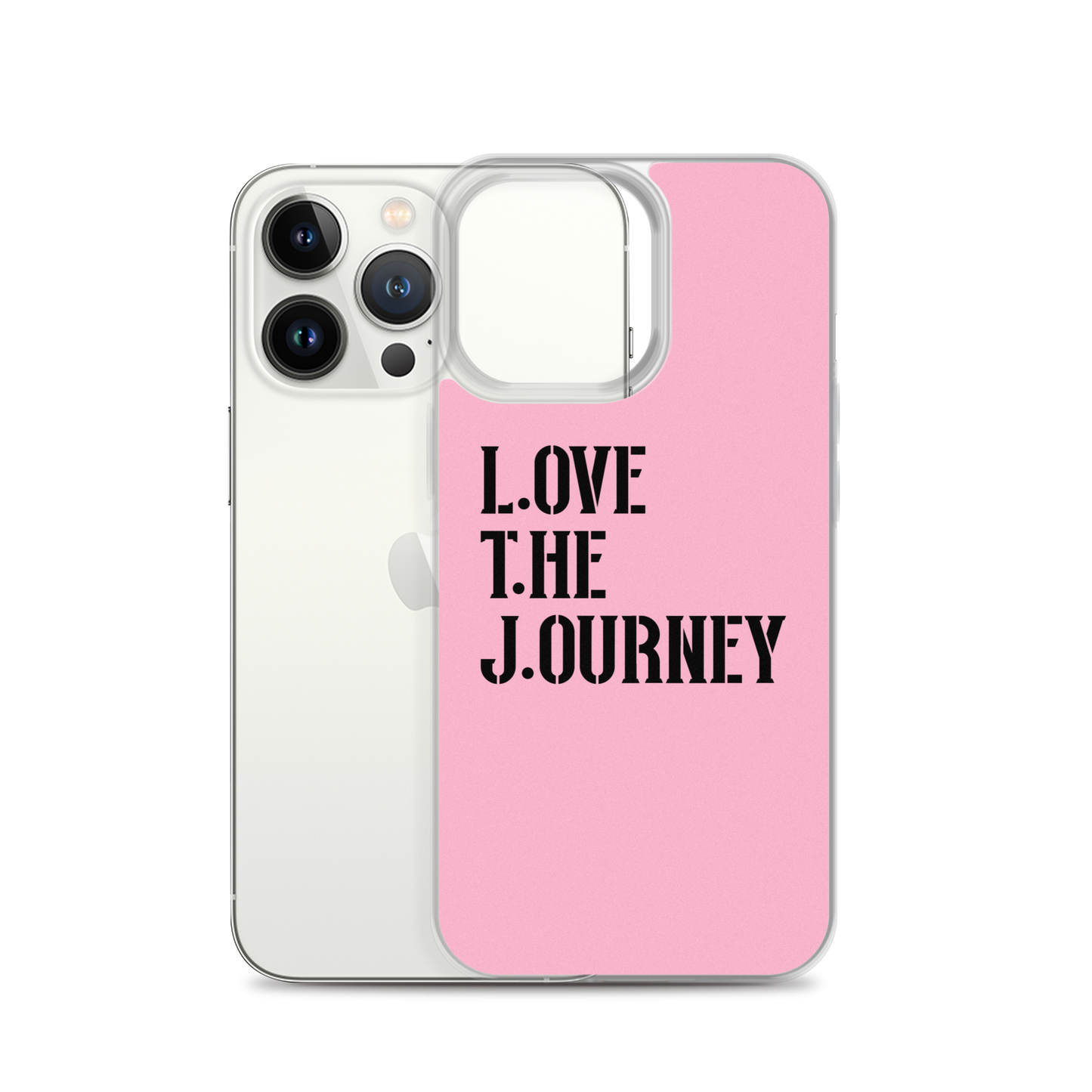 Lenny Torres "Love The Journey" Pink iPhone Case