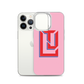 Lenny Torres "Logo" Pink iPhone Case