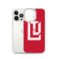 Lenny Torres "Logo" Red iPhone Case