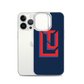 Lenny Torres "Logo" Navy iPhone Case