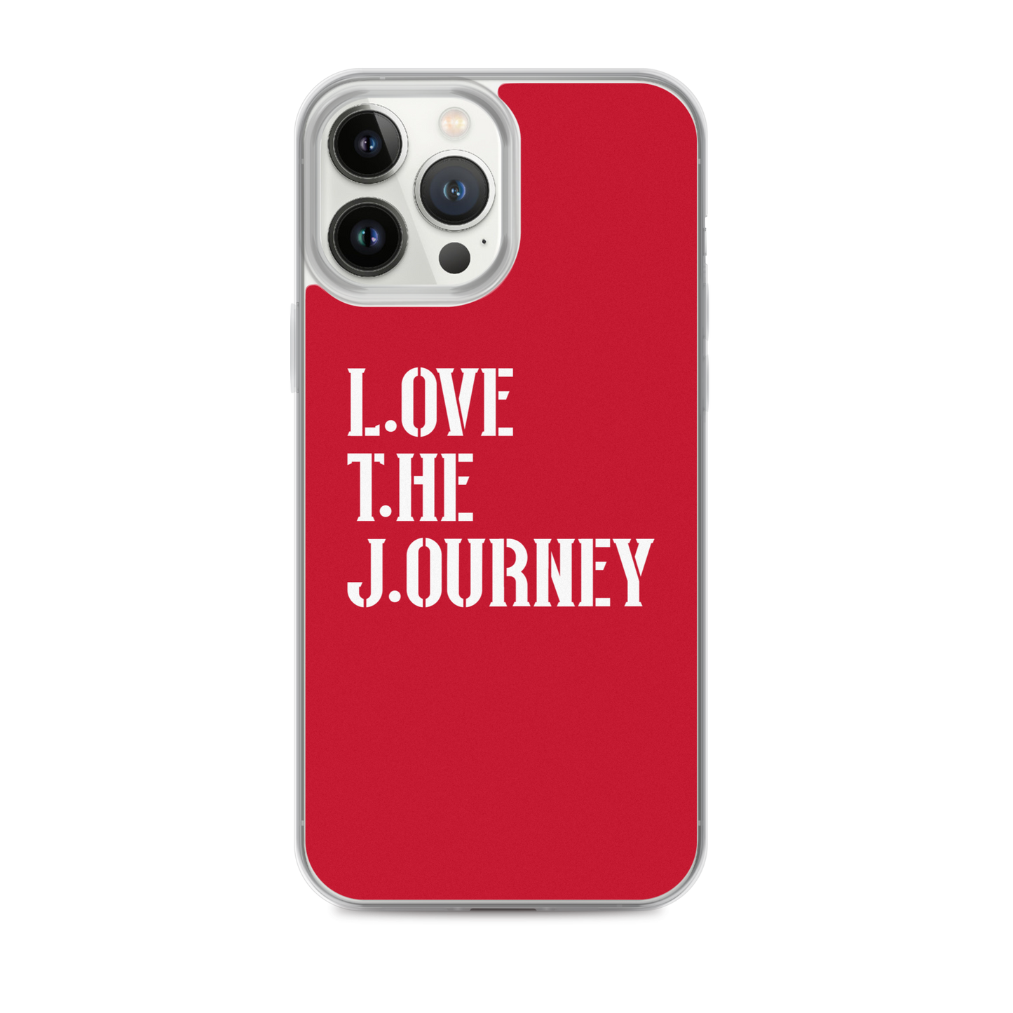 Lenny Torres "Love The Journey" Red iPhone Case