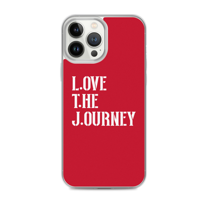 Lenny Torres "Love The Journey" Red iPhone Case