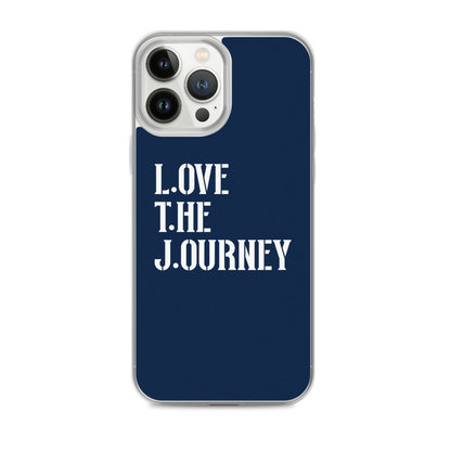 Lenny Torres "Love The Journey" Navy iPhone Case
