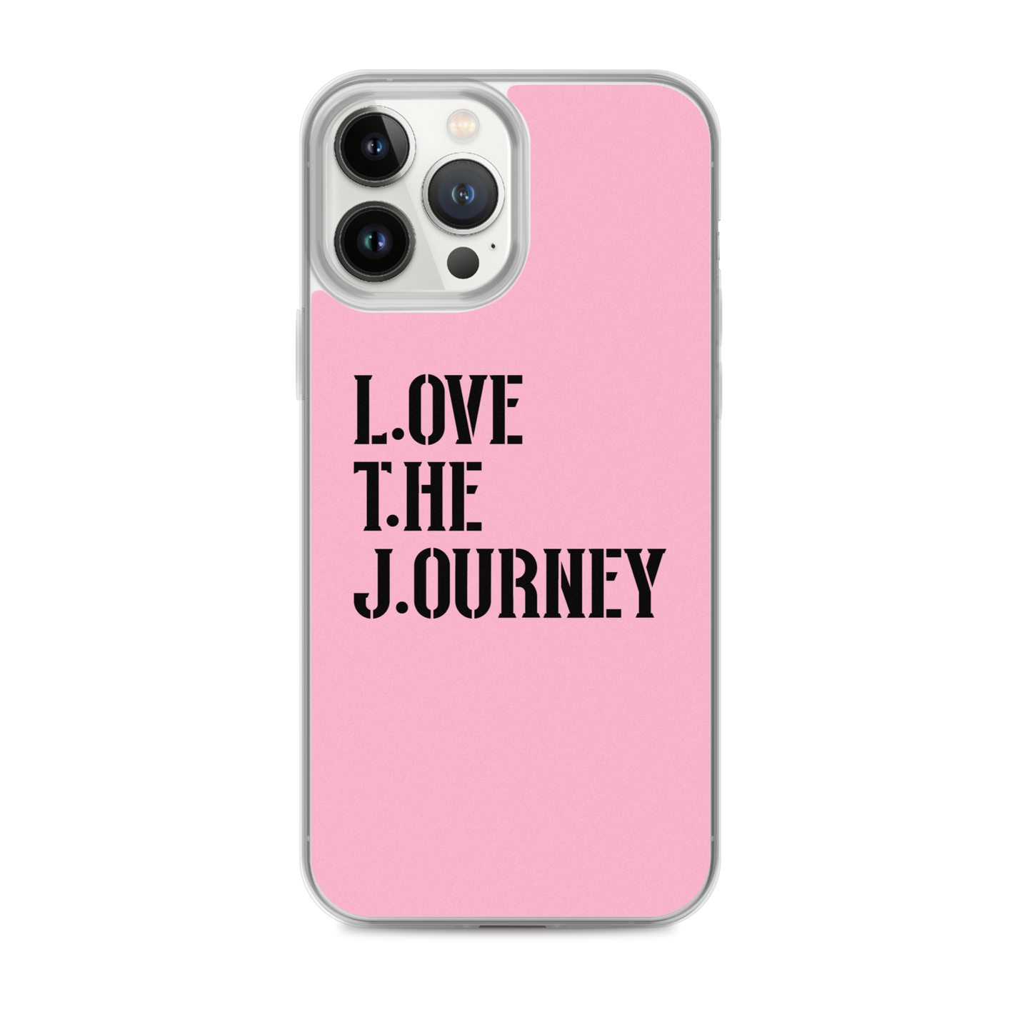Lenny Torres "Love The Journey" Pink iPhone Case