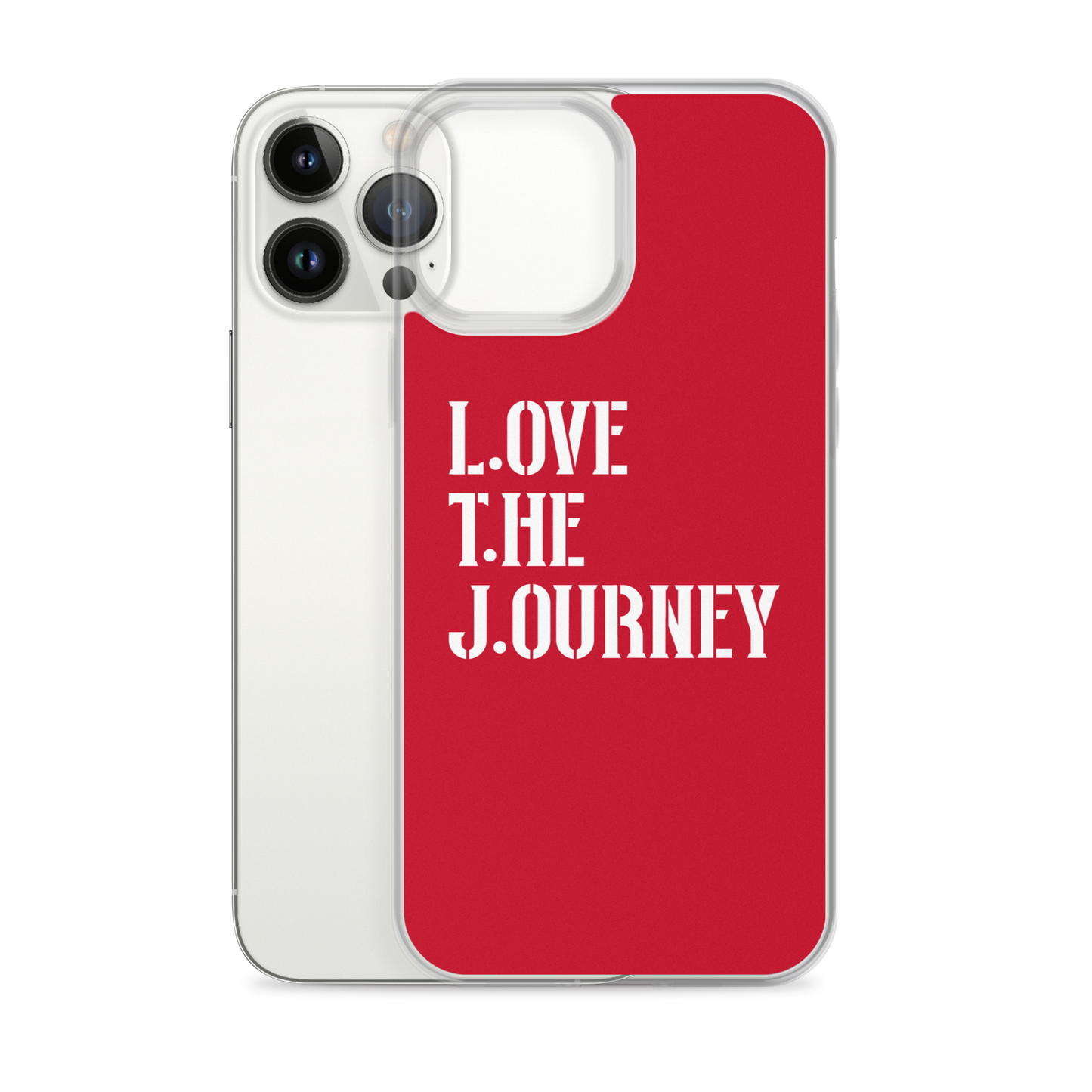 Lenny Torres "Love The Journey" Red iPhone Case