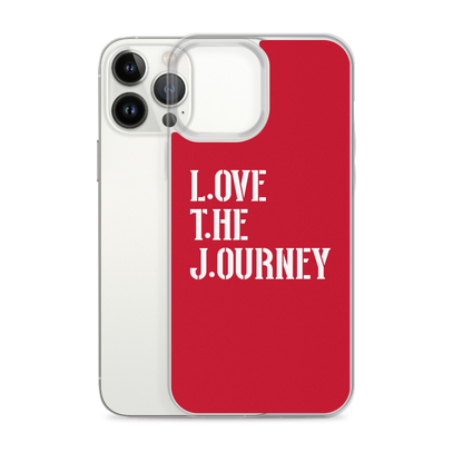 Lenny Torres "Love The Journey" Red iPhone Case