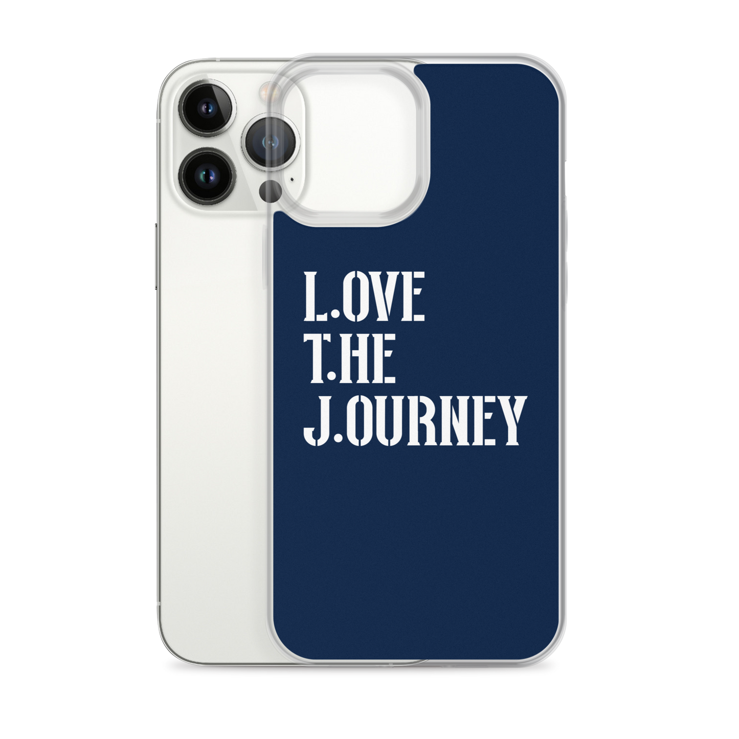 Lenny Torres "Love The Journey" Navy iPhone Case
