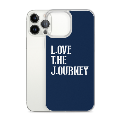 Lenny Torres "Love The Journey" Navy iPhone Case