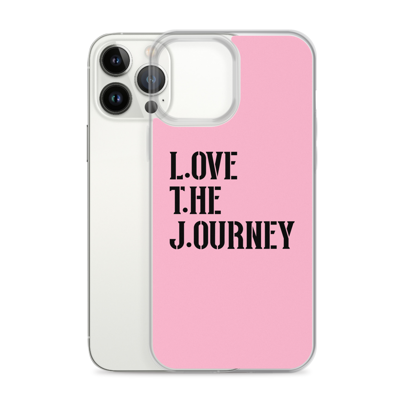 Lenny Torres "Love The Journey" Pink iPhone Case