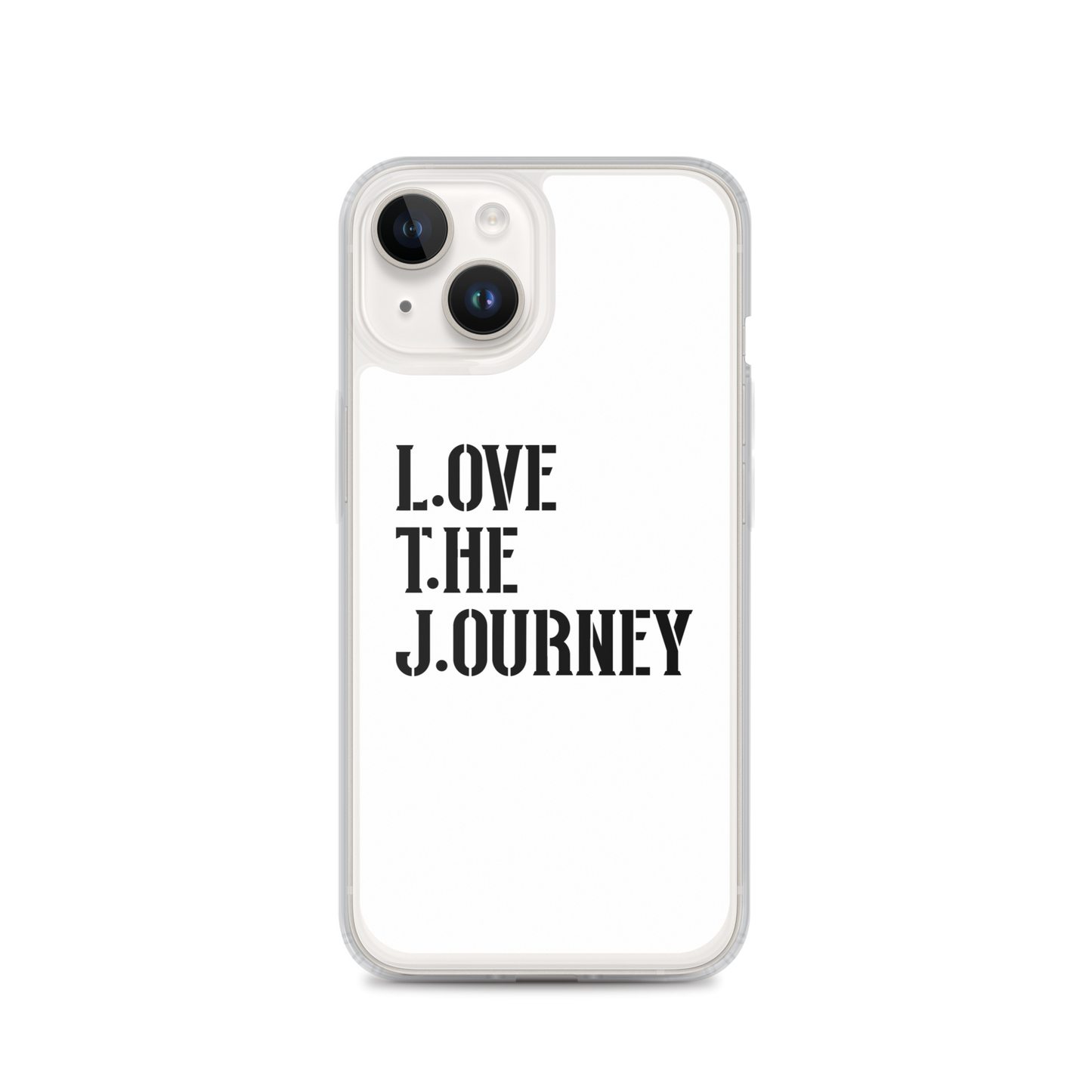 Lenny Torres "Love The Journey" White iPhone Case