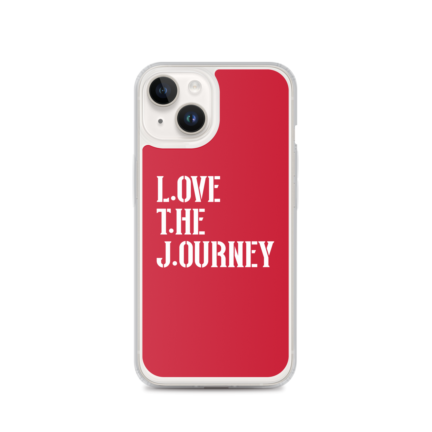 Lenny Torres "Love The Journey" Red iPhone Case