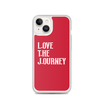 Lenny Torres "Love The Journey" Red iPhone Case
