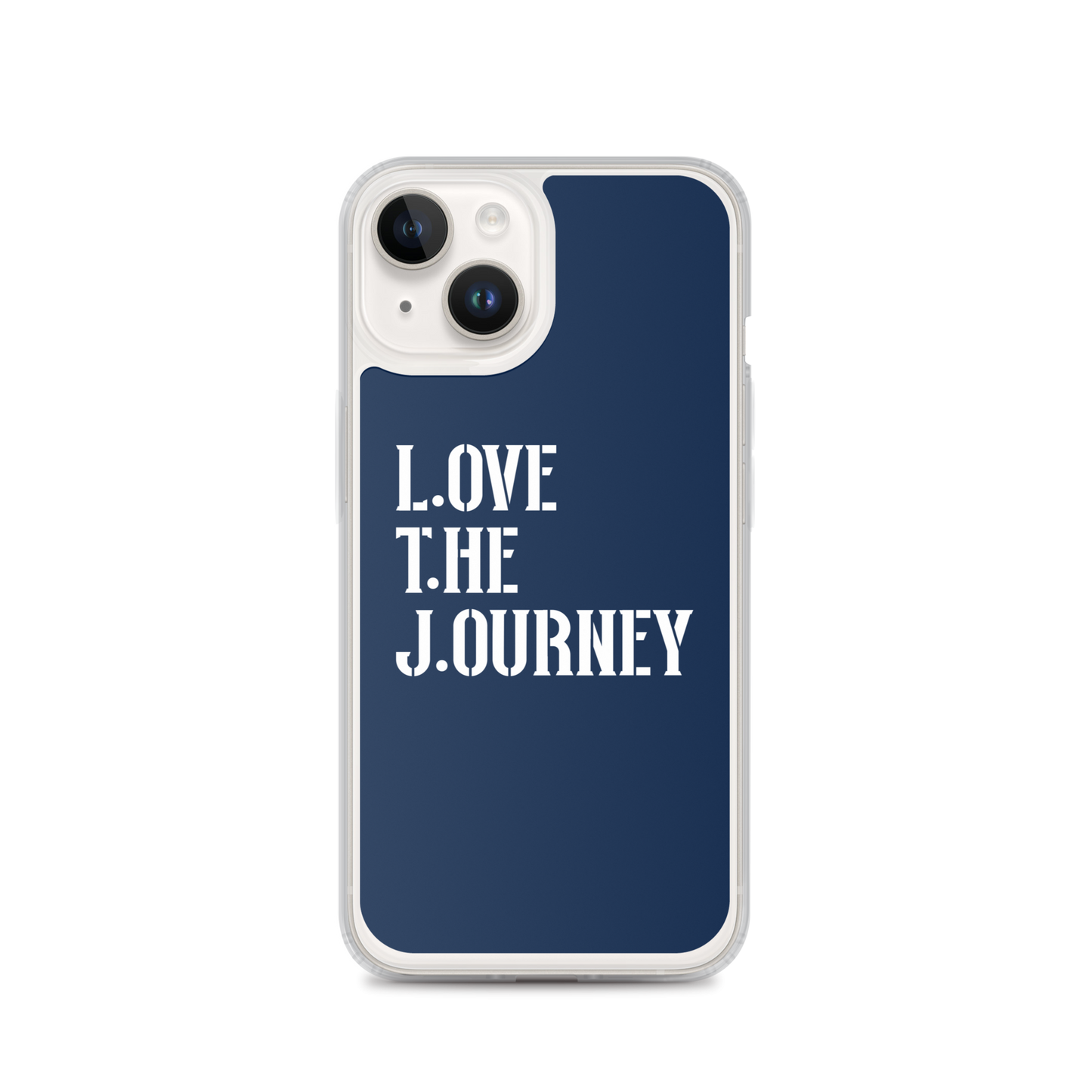 Lenny Torres "Love The Journey" Navy iPhone Case
