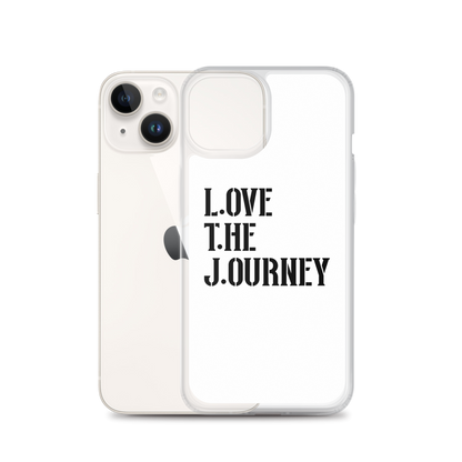 Lenny Torres "Love The Journey" White iPhone Case