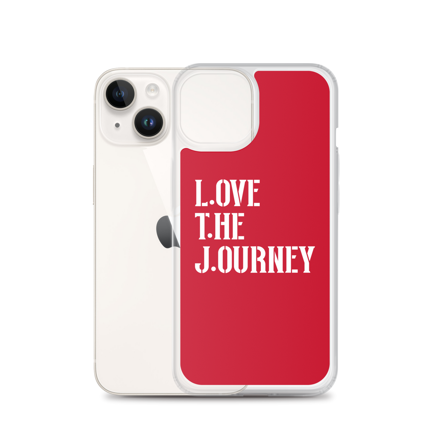 Lenny Torres "Love The Journey" Red iPhone Case