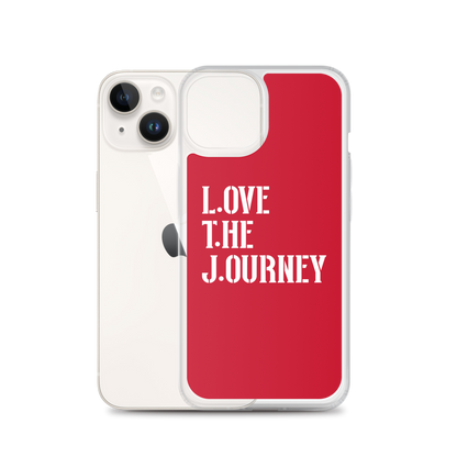 Lenny Torres "Love The Journey" Red iPhone Case