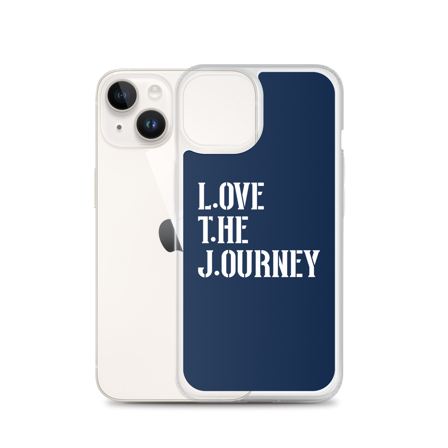 Lenny Torres "Love The Journey" Navy iPhone Case