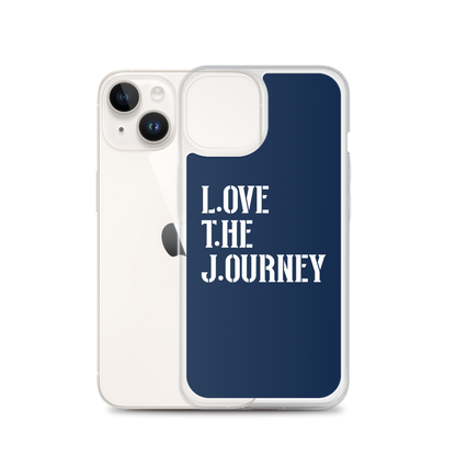 Lenny Torres "Love The Journey" Navy iPhone Case