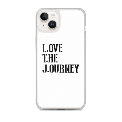 Lenny Torres "Love The Journey" White iPhone Case