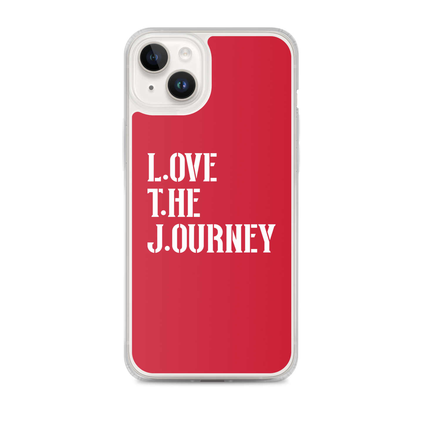 Lenny Torres "Love The Journey" Red iPhone Case