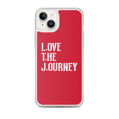 Lenny Torres "Love The Journey" Red iPhone Case