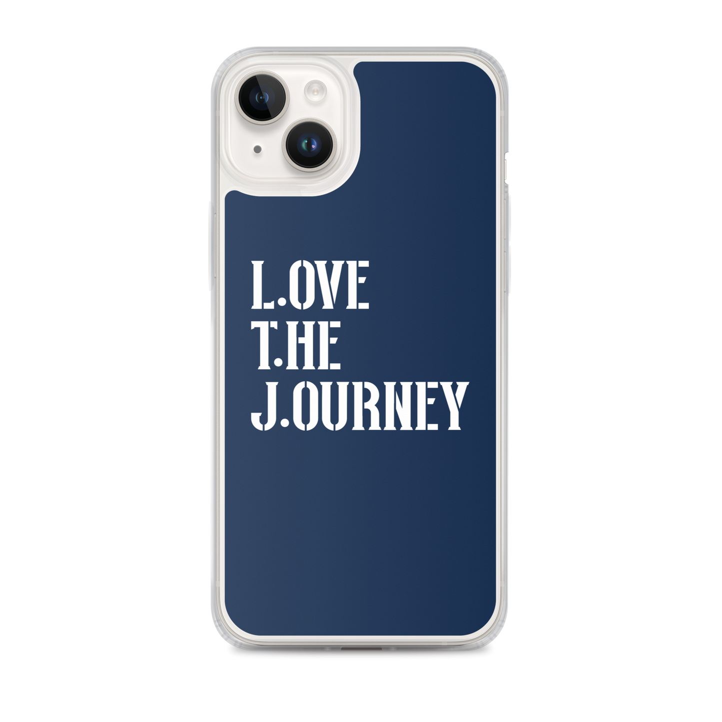 Lenny Torres "Love The Journey" Navy iPhone Case