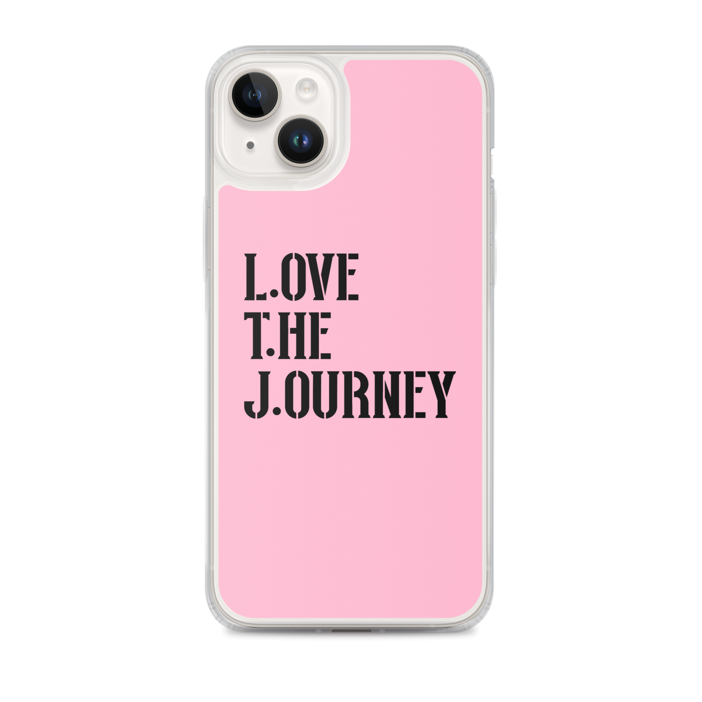 Lenny Torres "Love The Journey" Pink iPhone Case