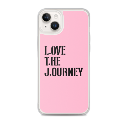 Lenny Torres "Love The Journey" Pink iPhone Case