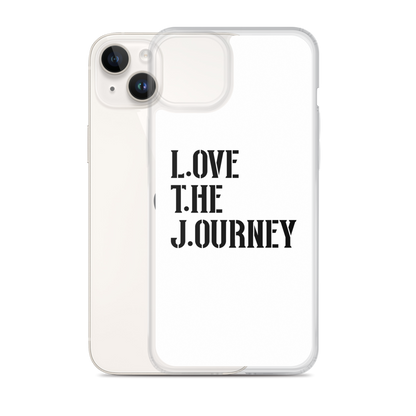Lenny Torres "Love The Journey" White iPhone Case