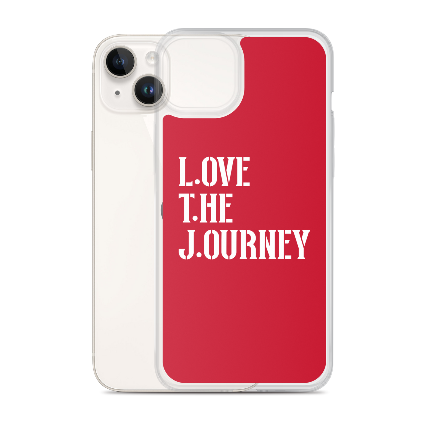 Lenny Torres "Love The Journey" Red iPhone Case