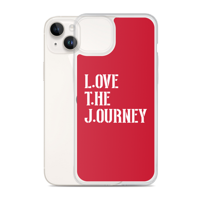 Lenny Torres "Love The Journey" Red iPhone Case
