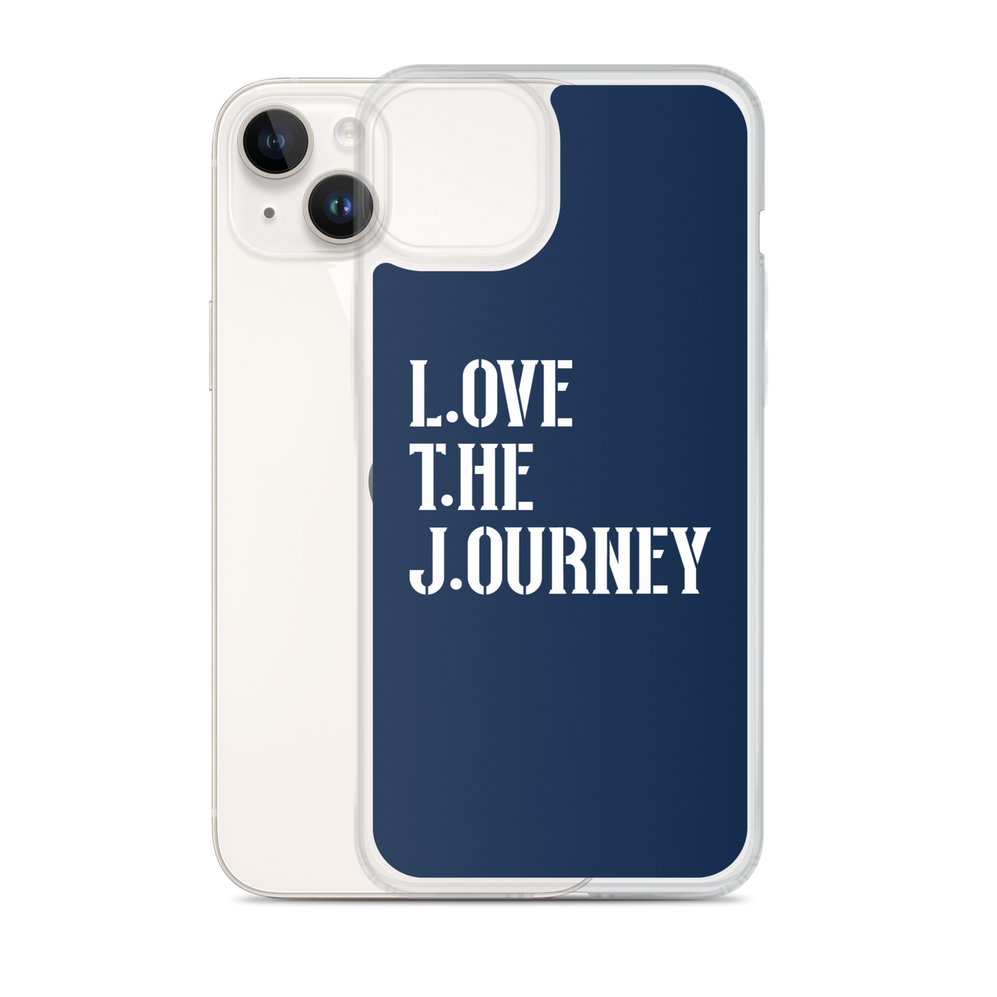 Lenny Torres "Love The Journey" Navy iPhone Case