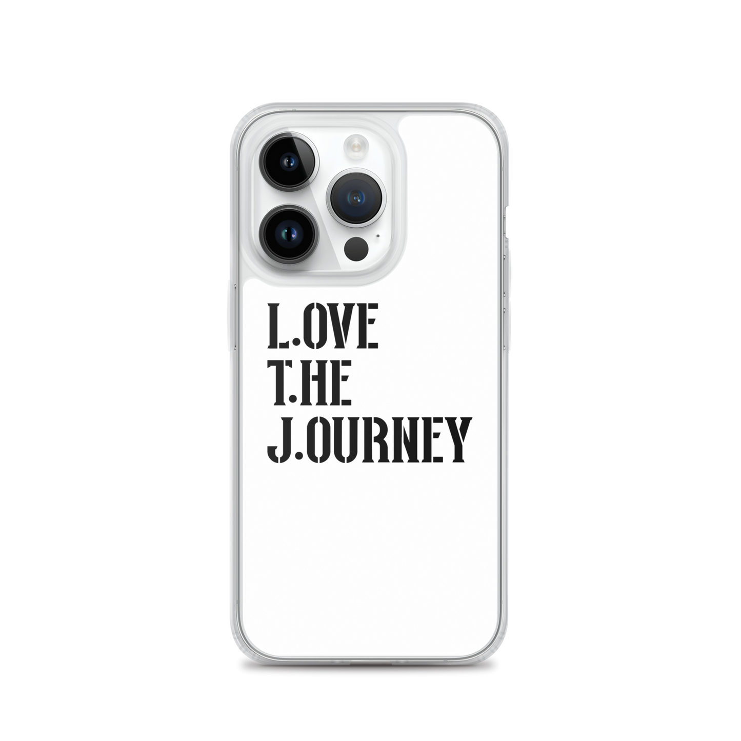 Lenny Torres "Love The Journey" White iPhone Case
