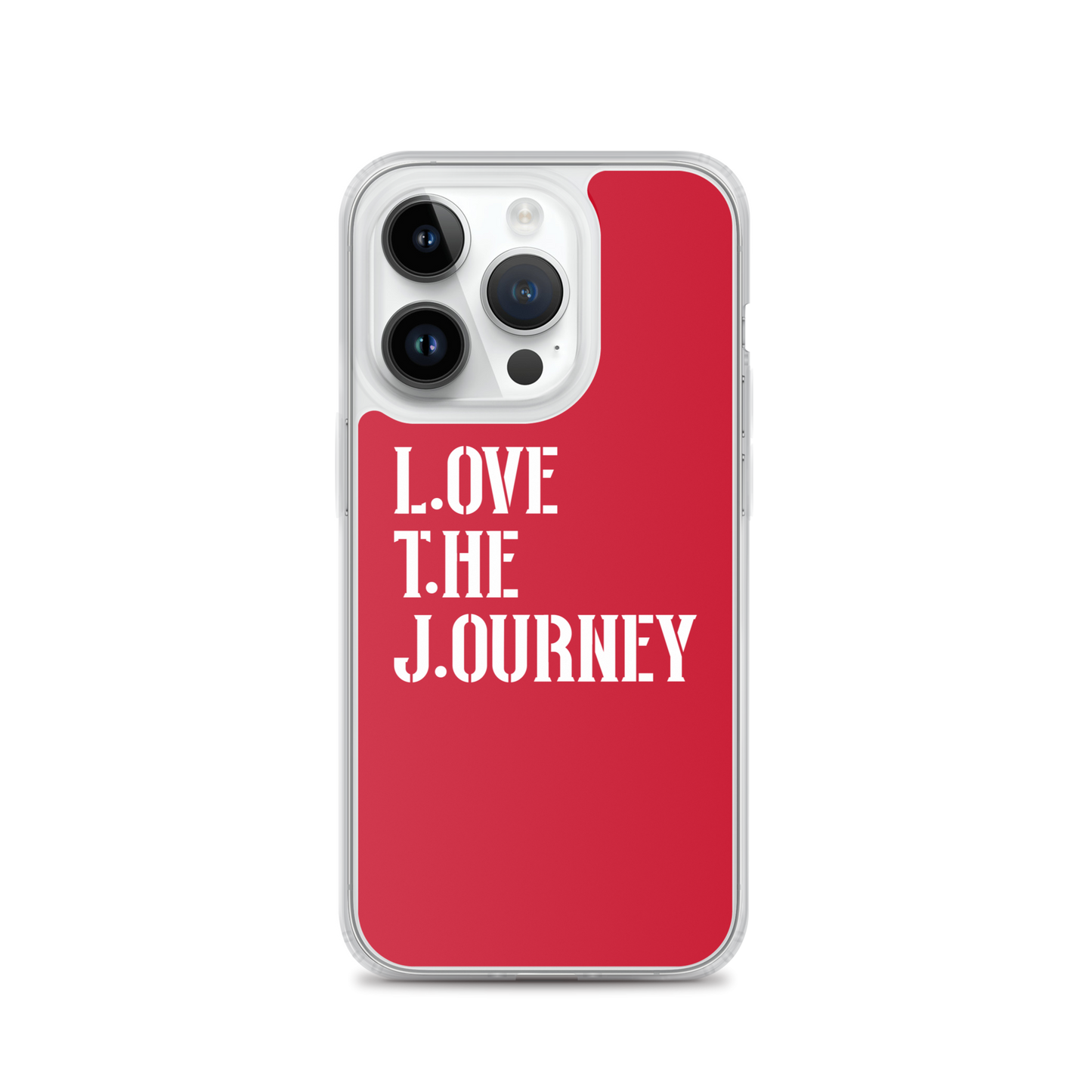 Lenny Torres "Love The Journey" Red iPhone Case